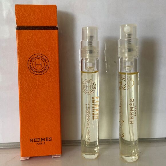 Hermes Cedre Sambac Eau de Toilette Fragrances Travel Spray x2 4 ml - Picture 2 of 3